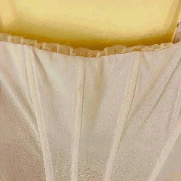 NWT BCBGMAXAZRIA Pink/Mauve Corset Tulle Tier “Taylor Swift” Gown Dress Size 12 - Picture 5 of 16